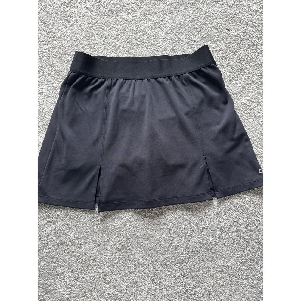 GapFit Eclipse Womens Black Active Skort Mesh Lining Slits Size Medium‎ Regular